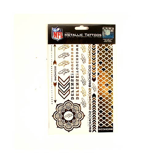 Opportunity Buy - Denver Broncos Tattoos - 2Pack Body Jewelry - 12 Sets For $24.00 - Wholesale Denver Broncos Products - Denver Merchandise 2