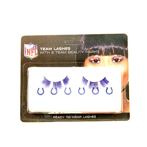 Opportunity Buy - Indianapolis Colts Team Eyelash Sets - 12 Sets For $24.00 - Wholesale Indianapolis Colts Products - Colts Merchandise 2