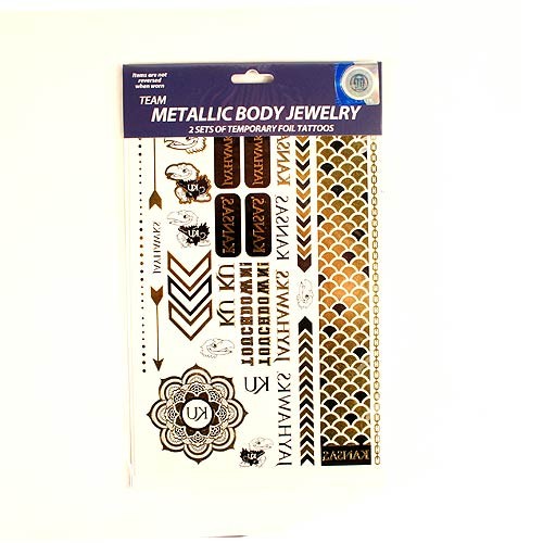 Opportunity Buy - Kansas Jayhawks Tattoos - 2Pack Body Jewelry - 12 Sets For $24.00 - Kansas Jayhawks