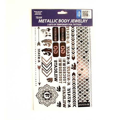Opportunity Buy - KState Tattoos - 2Pack Body Jewelry - 12 Sets For $24.00 - Kansas State