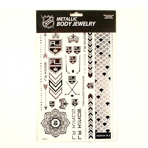 Opportunity Buy - Los Angeles Kings Tattoos - 6"x10" - 2Pack Set Body Tattoos - 12 Sets For $24.00 - Los Angeles Kings