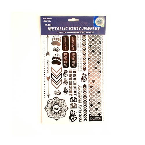 Opportunity Buy - Montana Grizzlies Tattoos - 2Pack Body Jewelry - 12 Sets For $24.00 - Montana Grizzlies