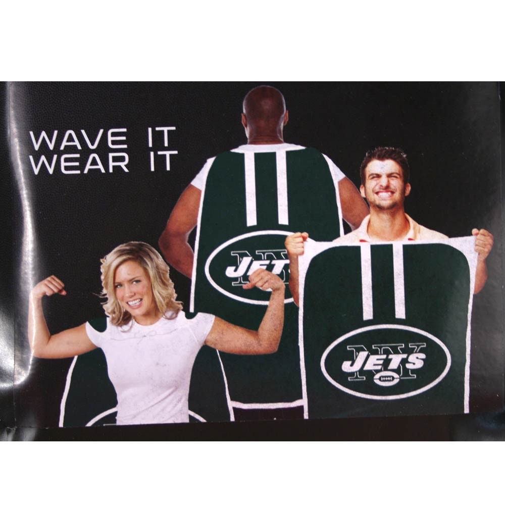 Opportunity Buy - New York Jets Flags - 36"x47" Fan Flags - 2 For $12.00 - Wholesale New York Jets Products - Jets Merchandise