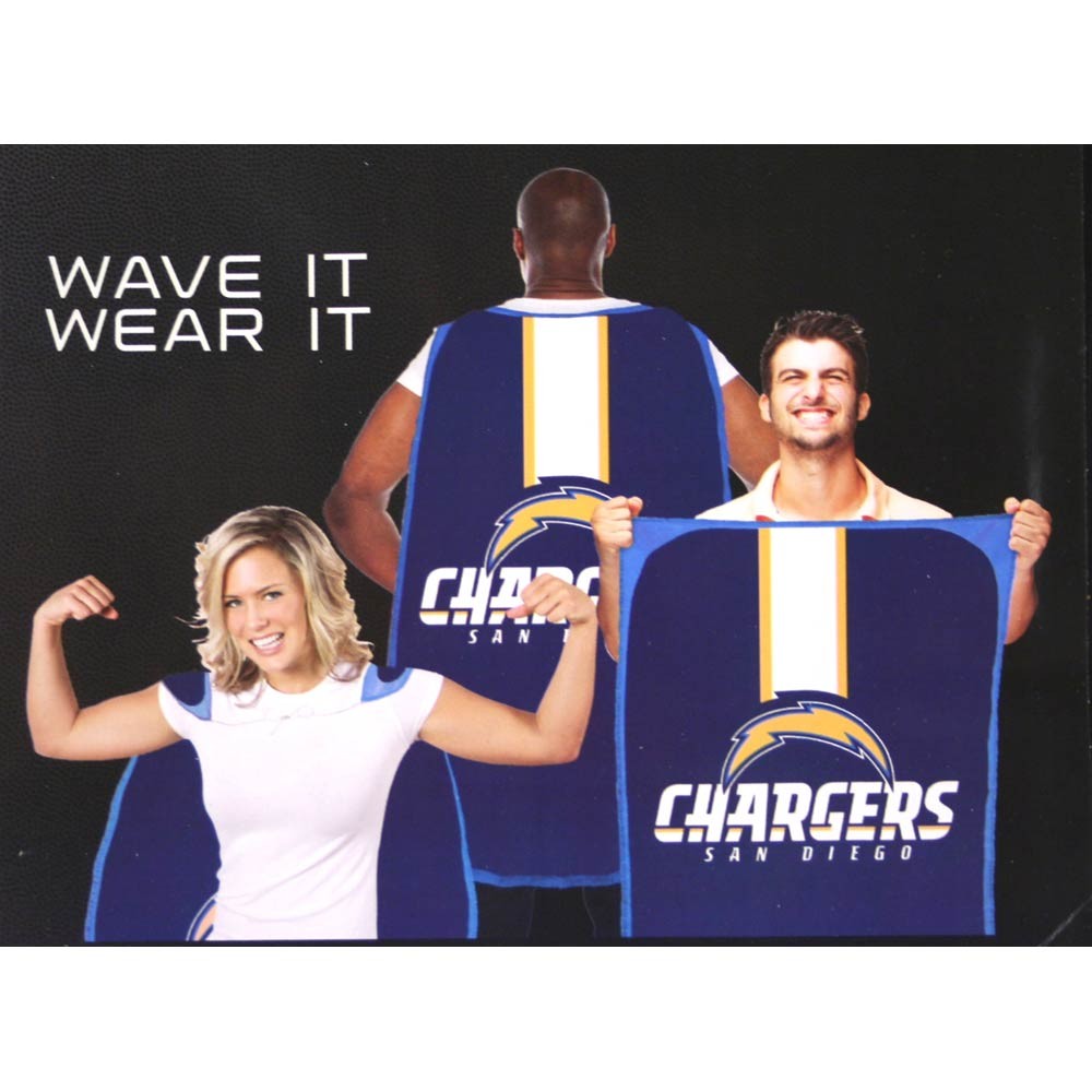 Opportunity Buy - SAN DIEGO Chargers Flags - 36"x47" Fan Flags - 2 For $5.00 - Wholesale Los Angeles Chargers Products - Chargers Merchandise