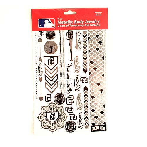 Opportunity Buy - San Diego Padres Tattoos - 2Pack Set Temporary Body Jewelry - 12 Sets For $24.00 - Wholesale San Diego Padres Products - Padres Merchandise