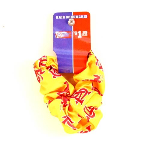 Arizona State Sun Devils - Red.Blue Pack Style - Yellow Hair Scrunchies - 12 For $12.00 - Arizona State
