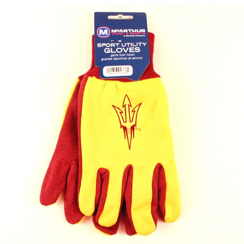 Arizona State Sun Devils Gloves - Red.Yellow - $3.50 Per Pair - Arizona State