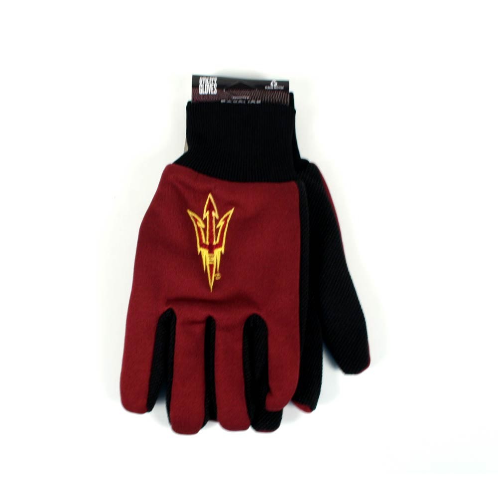 Arizona State Sun Devils Gloves - The Black Palm Series - 12 Pair For $36.00 - Arizona State