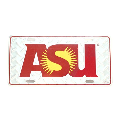 Arizona State Sun Devils Merchandise - Diamond Plate Style - License Plates - 12 For $24.00 - Arizona State