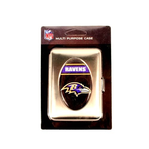 Overstock - Baltimore Ravens Merchandise - Stainless Steel Multi Case - Cash, Credit Cards, Etc - 12 For $24.00 - Wholesale Baltimore Ravens Products - Baltimore Football