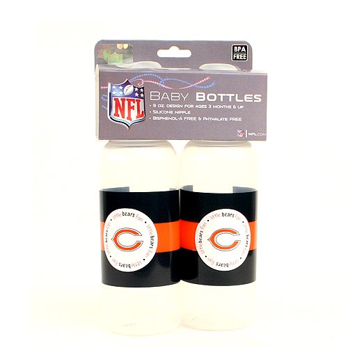 Overstock - Chicago Bears Baby Bottles - 2Pack Bottles - $5.00 Per Set - Wholesale Chicago Bears Products - Bears Merchandise