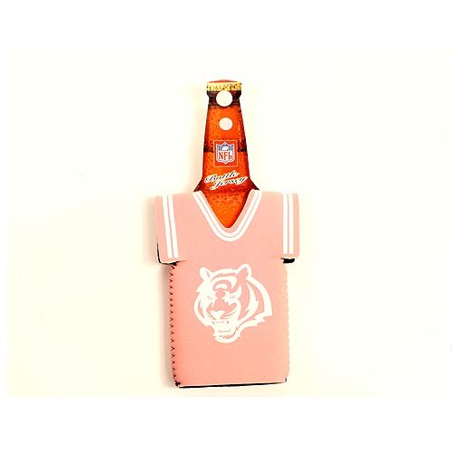 Overstock - Cincinnati Bengals Bottle Huggies - PINK Jersey Style Neoprene Huggies - 12 For $18.00 - Wholesale Cincinnati Bengals Products - Bengals Merchandise 2