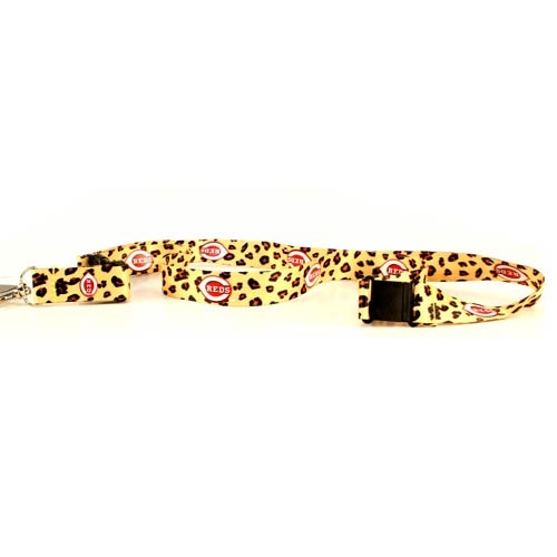 Overstock - Cincinnati Reds - The LEOPARD Series Lanyards - 12 For $24.00 - Wholesale Cincinnati Reds Products - Reds Merchandise