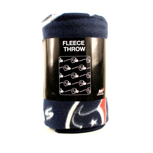 Overstock - Houston Texans Blankets - 50"x60" Repeater Style - 6 For $48.00 - Wholesale Houston Texans Products - Texans Merchandise