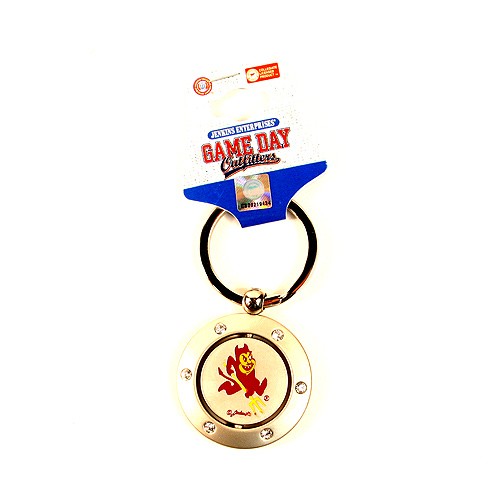 Arizona State University - Metal Bling Style Spinner Keychains - 12 For $30.00 - Arizona State