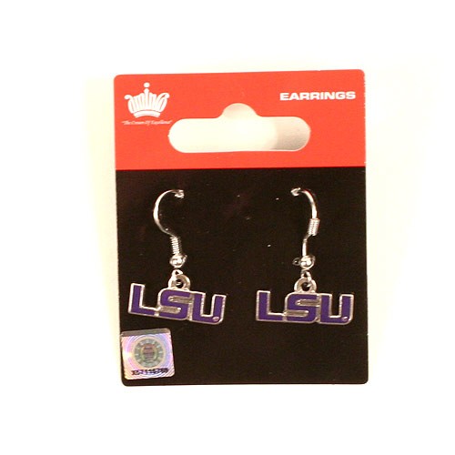 Overstock - LSU Tigers Earrings - MINX Style Dangle - 12 Pair For $30.00 - LSU
