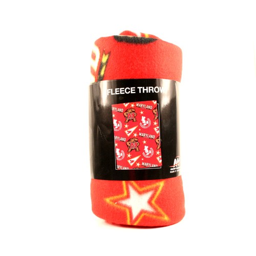 Overstock - Maryland Terapins Blankets - 50"x60" Fleece - Pennant Style - 6 For $48.00 - Maryland Terapins