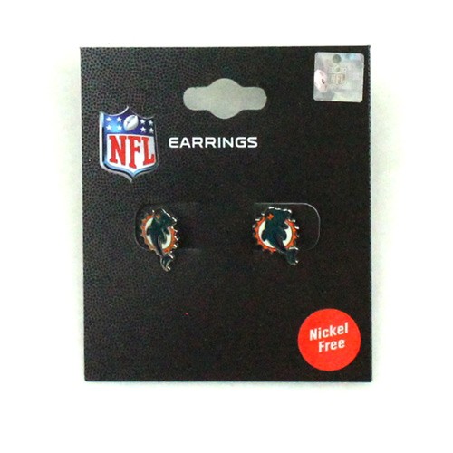 Overstock - Miami Dolphins Earrings - PSG POST Style - 12 Pair For $24.00 - Wholesale Miami Dolphins Products - Dolphins Merchandise 2