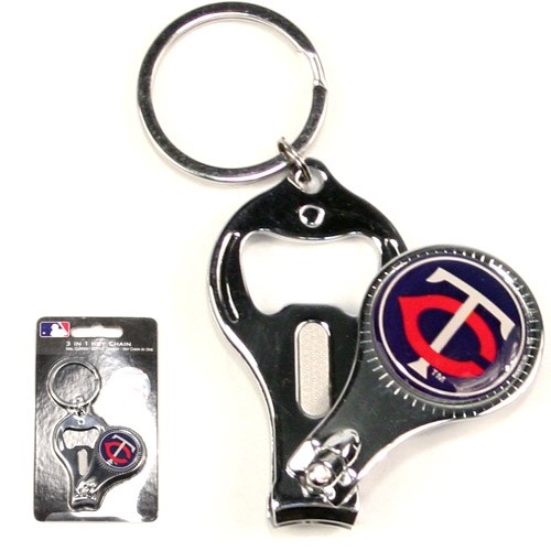 Overstock - Minnesota Twins Keychains - 3in1 Bottle Opener - 12 For $18.00 - Wholesale Minnesota Twins Products - Twins Merchandise