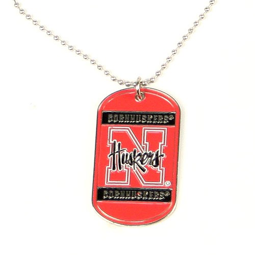 Overstock - Nebraska Cornhuskers Merchandise - Heavyweight - Wholesale Dog-Tags - 12 For $36.00 - Nebraska Huskers