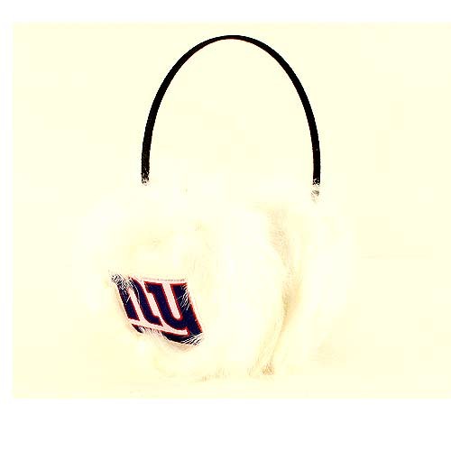 Overstock - New York Giants Ear Muffs - White Fuzzy - $5.00 Each - Wholesale New York Giants Product - Giants Merchandsie 2