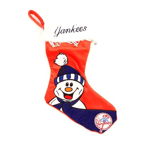 Overstock - New York Yankees Stockings - HAPPY Snowman Stockings - 4 For $20.00 - Wholesale New York Yankees Products - Yankees Merchandise