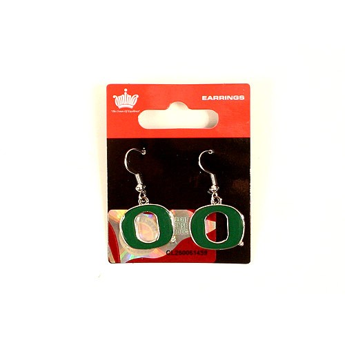 Overstock - Oregon Ducks Earrings - MINX Style Dangle - 12 Pair For $30.00 - Oregon Ducks