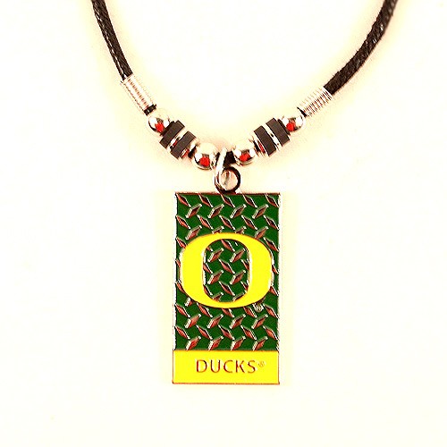 Overstock - Oregon Ducks Necklaces - Diamond Plate Style - 12 For $36.00 - Oregon Ducks