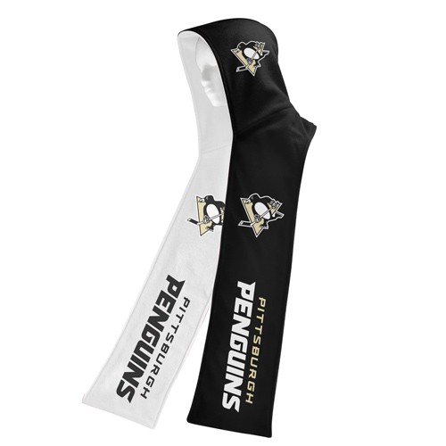 Overstock - Reversible - Pittsburgh Penguins Scarf - Hooded Polar Fleece - 4 For $20.00 - Pittsburgh Penguins