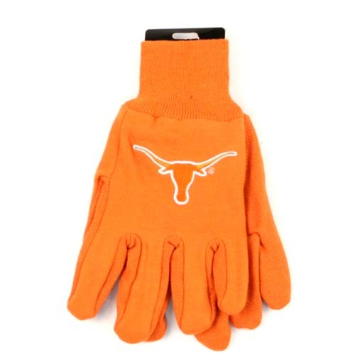 Overstock - Texas Longhorns Gloves - Solid Orange Grip Gloves - 12 Pair For $30.00 - Texas Longhorns