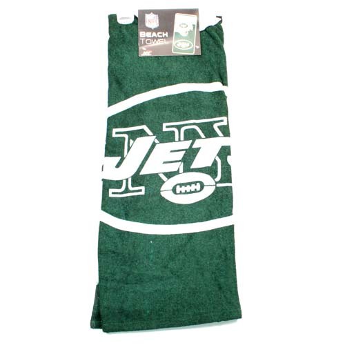 Overstock Sale - New York Jets Towels - 30"x60" Beach Towels - 6 Towels For $36.00 - Wholesale New York Jets Products - Jets Merchandise