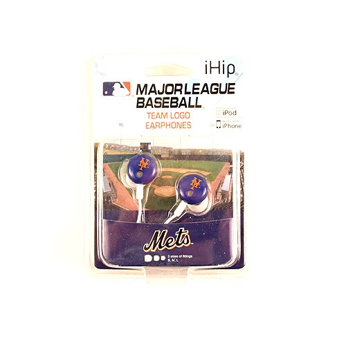 Package Change - New York Mets Earbuds - FIELD Packaging - 12 For $42.00 - Wholesale New York Mets Products - Mets Merchandise