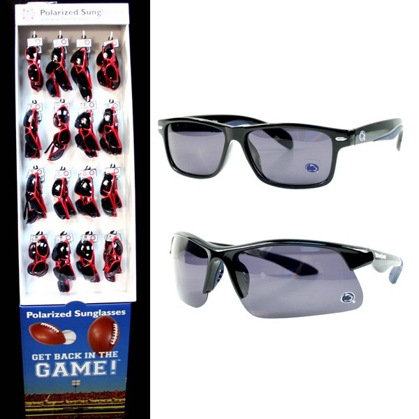 Penn State Sunglasses - 48 Count Polarized Display - Assorted Styles - $216.00 Per Display - Penn State