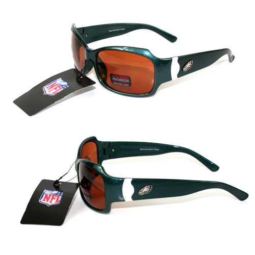 Philadelphia Eagles Sunglasses - The Bombshell Style - Polarized - Green - 12 Pair For $60.00 - Wholesale Philadelphia Eagles Product - Eagles Merchandise 2