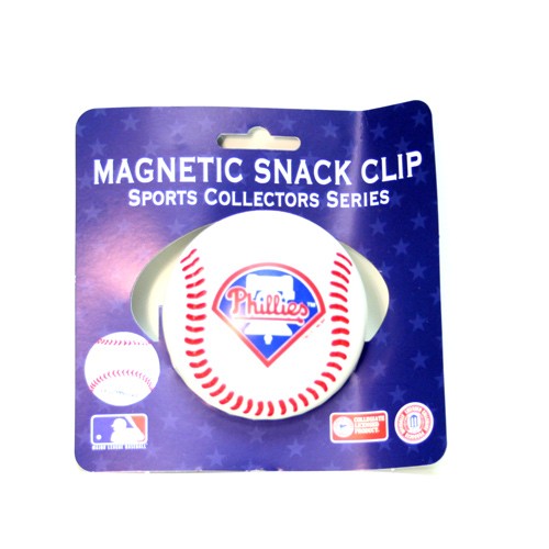 Philadelphia Phillies Clips - Baseball Style Magnetic Chip/Fridge Clips - 12 For $24.00 - Wholesale Philadelphia Phillies Products - Phillies Merchandise
