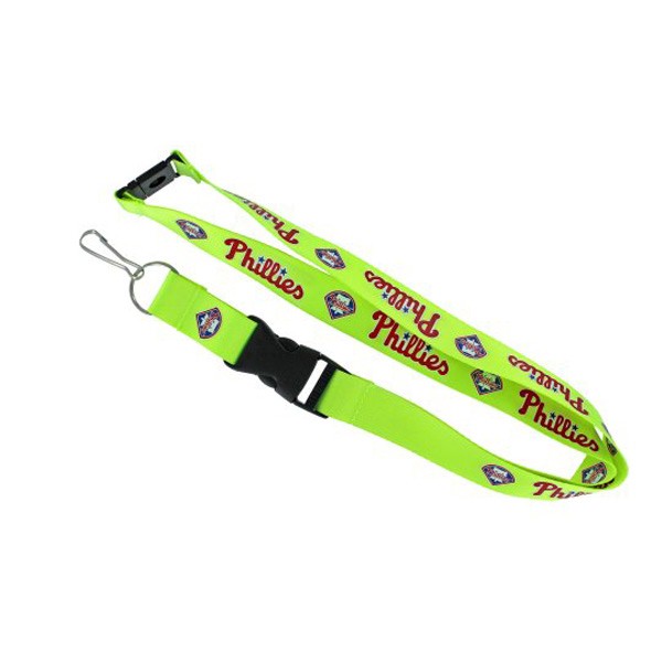 Philadelphia Phillies Lanyards - Premium 2-Sided FULL Neon - 12 For $24.00 - Wholesale Philadelphia Phillies Products - Phillies Merchandise