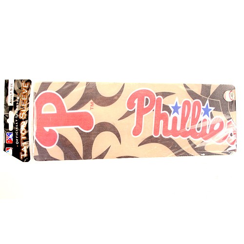 Philadelphia Phillies Merchandise - Arm Tattoo Sleeve - 12 For $24.00 - Wholesale Philadelphia Phillies Products - Phillies Merchandise