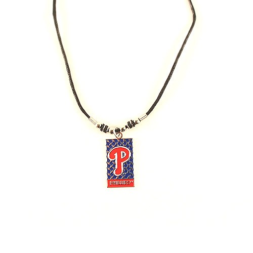 Philadelphia Phillies Necklaces - Diamond Plate Style - $3.50 Each - Wholesale Philadelphia Phillies Products - Phillies Merchandise