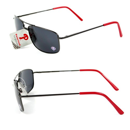 Philadelphia Phillies Sunglassses - GunMetal Style - 2 Pair For $10.00 - Wholesale Philadelphia Phillies Products - Phillies Merchandise