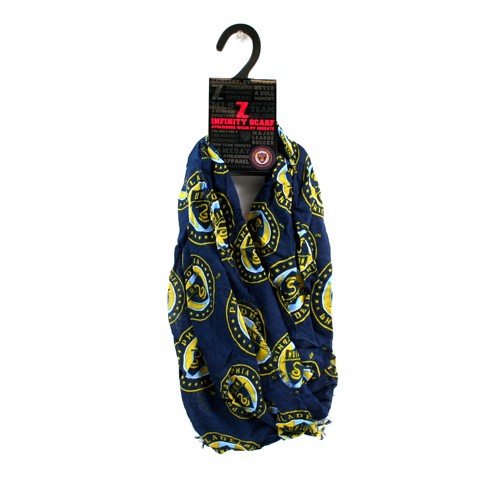 Philadelphia Union Scarves - Logo Repeater Style Infinity Scarves - 2 For $15.00