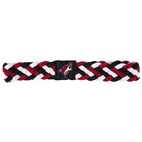 Phoenix Coyotes Headbands - Braided Style - 12 For $24.00 - Arizona Coyotes