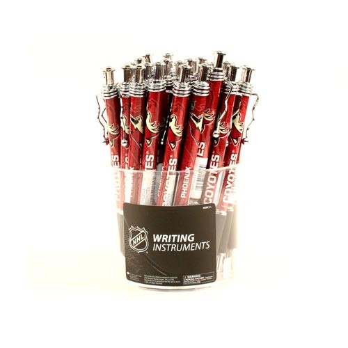 Phoenix Coyotes Pens - 48Count Pen Display - $36.00 Per Display - Arizona Coyotes
