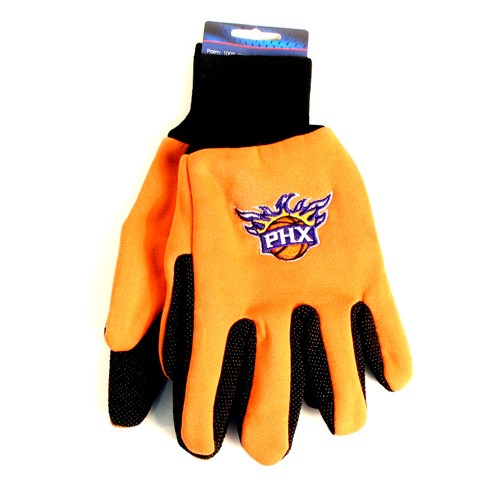 Phoenix Suns Gloves - Orange/Black Grip Gloves - $3.50 Per Pair - Phoenix Suns