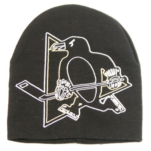 Pittsburgh Penguins Beanies -  LOGO Hype Wholesale Beanie Knits $7.50 Each - Pittsburgh Penguins