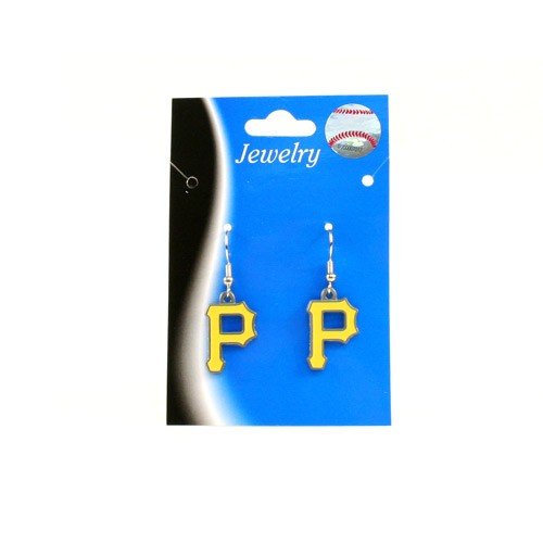 Pittsburgh Pirates Earrings - Dangle Style - $2.75 Each - Wholesale Pittsburgh Pirates Products - Pirates Merchandise