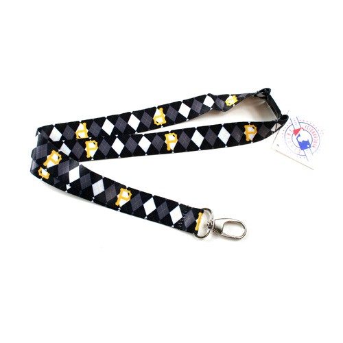 Pittsburgh Pirates Lanyard - Argyle Style Lanyard - 12 For $24.00 - Wholesale Pittsburgh Pirates Products - Pirates Merchandise
