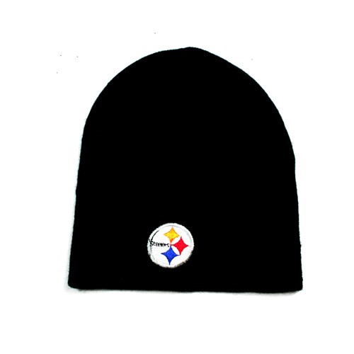 Pittsburgh Steelers Beanies - Black Classic Beanies - 12 For $72.00 - Wholesale Pittsburgh Steelers Product - Steelers Merchandise