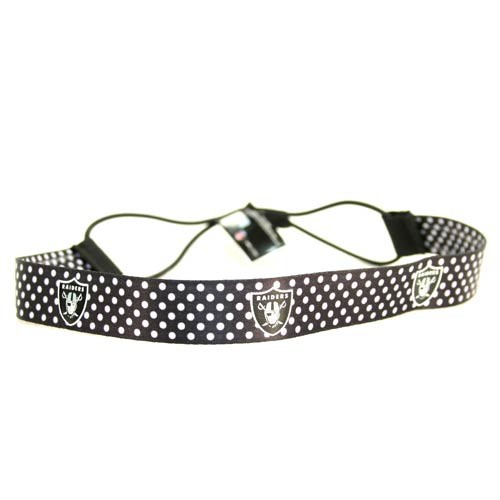 Raiders - Polka Dot Headbands - 12 For $30.00