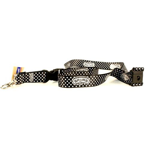 San Antonio Spurs - The POLKA Dot Series Lanyards - 12 For $30.00 - San Antonio Spurs