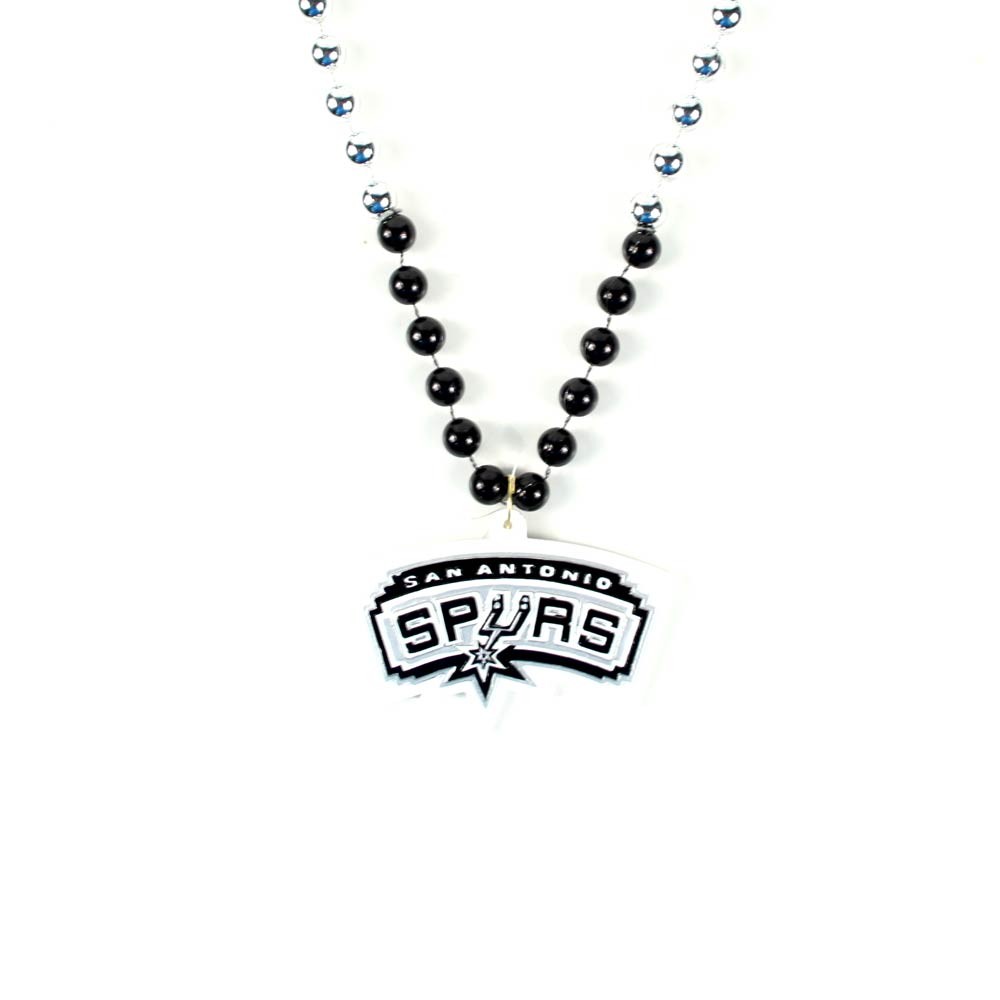 San Antonio Spurs Merchandise - 22" Team Beads - $3.50 Each - San Antonio Spurs
